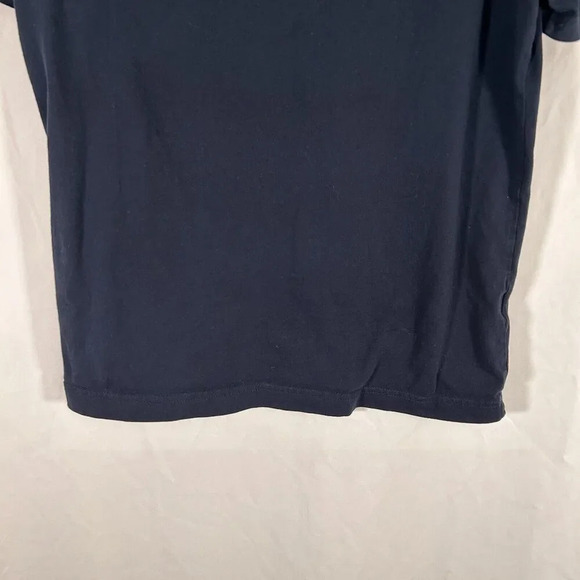 Penguin Munsingwear Shirt Men's Medium Black Short Sleeve Crew Neck Pocket - Picture 9 of 9